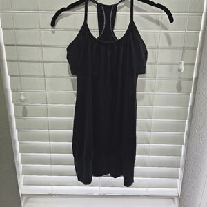 Lululemon Black Racerback Tank Top Ptp On Tank 16 Ptp On Bralette 14 Length 27